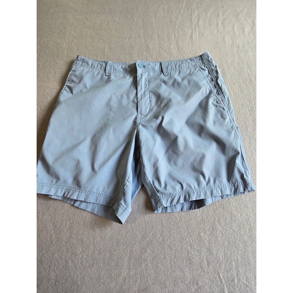 Duck Head Performance Shorts Mens 35 Light Blue Cotton Nylon Spandex Chino 8in